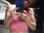 Sonny's Bbq smokin weed and touching myself in restroom 6/16