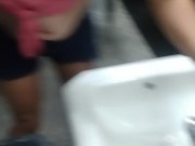 Sonny's Bbq smokin weed and touching myself in restroom 8/16