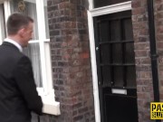 Real blonde sub gets plowed 1/16