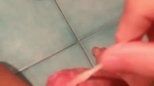 Juicy cum of straight guy