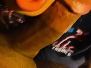 Indian Girlfriend Sucking dick Swallowing cum and taking backshot...