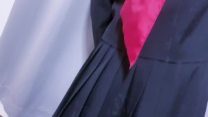 スカーフコキでセーラー服にべっとり射精 Cum onto Sailor School Uniform