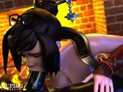 [Blacked] Mei BlowJob [Grand Cupido]( Overwatch ) 13/16