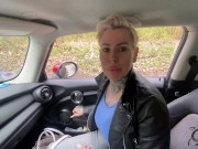 Als notgeile Tramperin mit genommen und mit Happy End bedankt !! 4/16