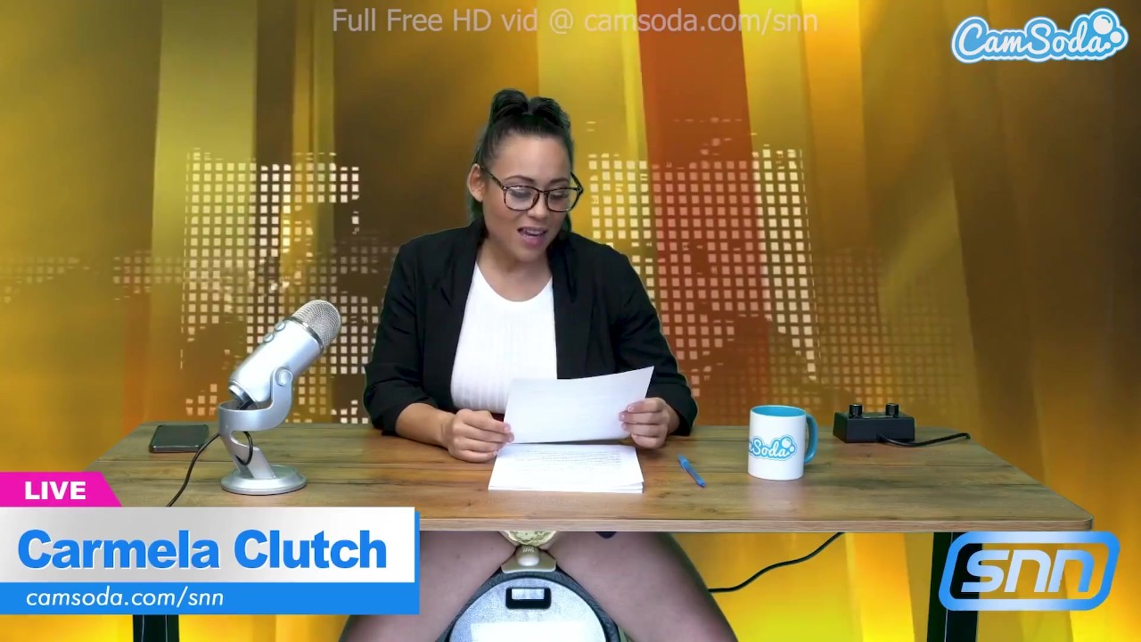Hot Latina news anchor masturbation on air - RedTube