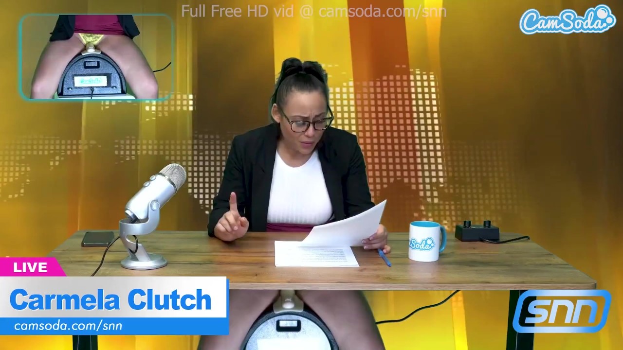 Hot Latina news anchor masturbation on air - RedTube