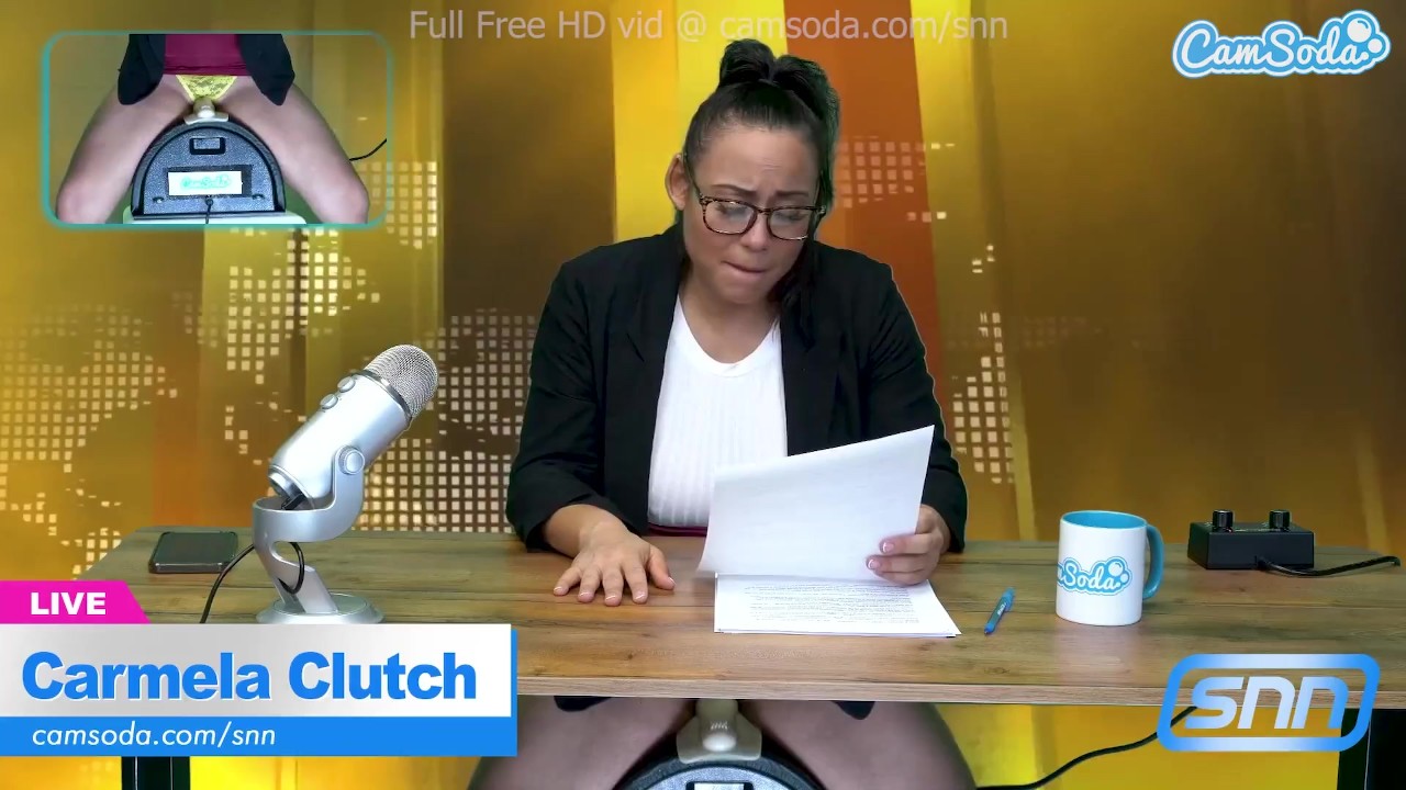 Hot Latina news anchor masturbation on air - RedTube