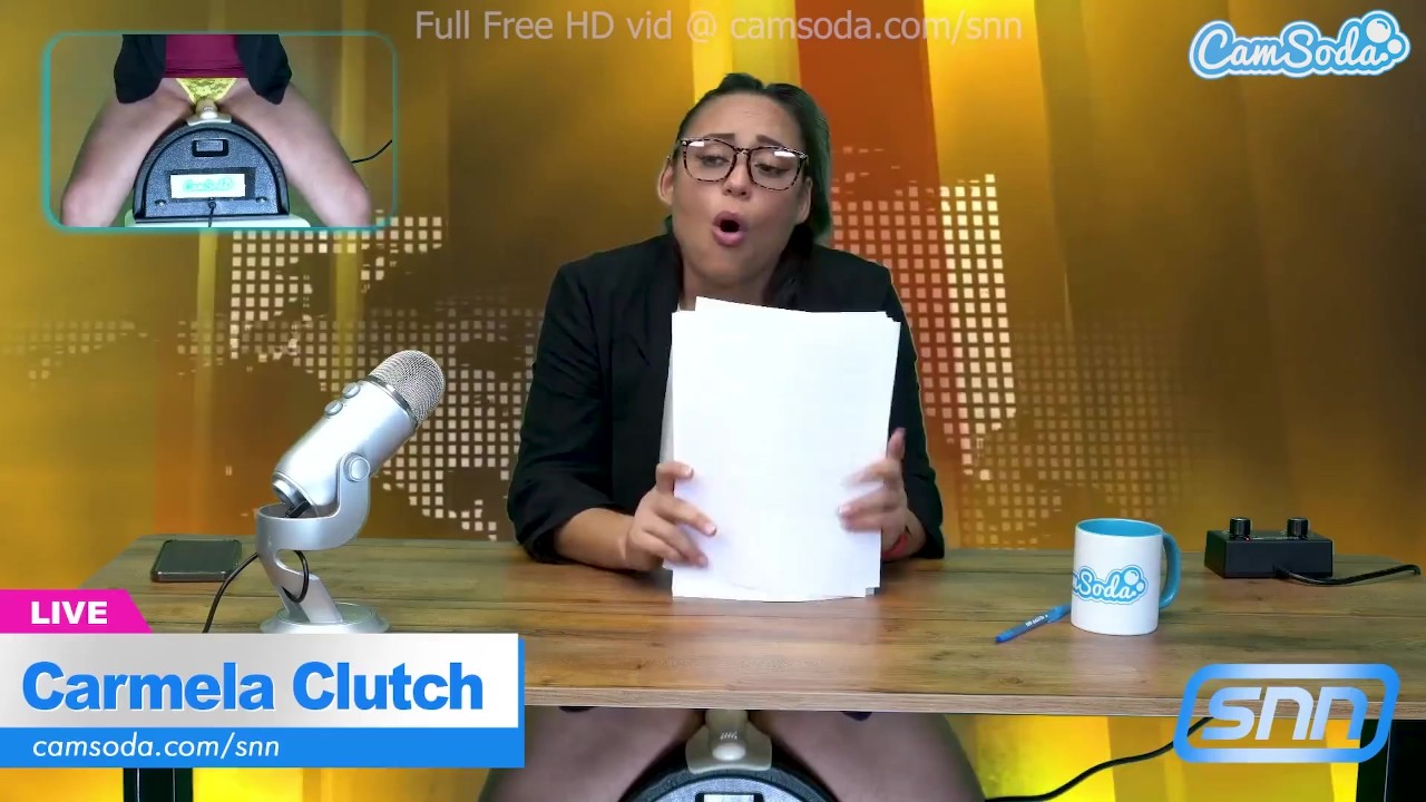 Hot Latina news anchor masturbation on air - RedTube