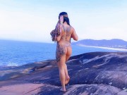 SEX IN PARADISE ANAL ASS GIRLFRIEND AMADORA PUBLIC BEACH - SEXDOLL 520 2/16