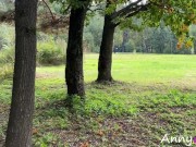 Hot Girl in Secretary Outfit Strips, Masturbates on Bench, Touches Her Tits and Pussy - Annygrace 16/16