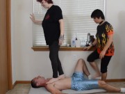 TSM - Triple trampling by Alice, Dylan, and first timer Rhea 3/16