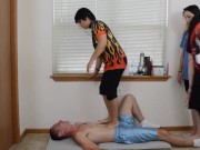 TSM - Triple trampling by Alice, Dylan, and first timer Rhea 4/16