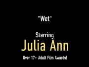 Wet And Wild Busty MILF Julia Ann Fingers Her Mature Snatch In The Bathroom 1/16