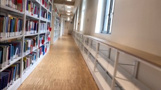 malhadinho hétero ousando demais no banheiro da biblioteca