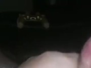 Stroking my big cock 13/16