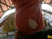 sex under the bridge with a cute schoolgirl in glasses she loves to get cum on her face 3/16