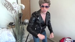 Motorcycle Romantic Man Cock Hunt!