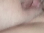 Playing with a glass dildo 16/16