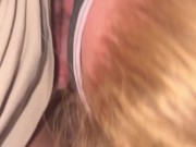 NYMPHO GIRLFRIEND THROATS COCK AND DOGGY POV 7/16