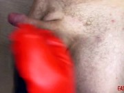 Mistress in boxing gloves dusting dick and balls EasyCBTGirl 13/16