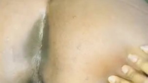 Ebony BBW Showing Off Body And Tight Asshole