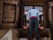 Elf Thieve Stuck on a Window  Warcraft Hentai Parody 3/16