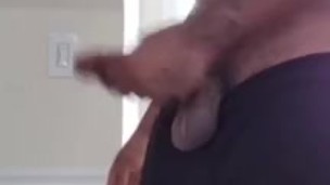 Quickie with my huge dick 