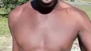 Walkn to my Private outdoor jackoff spot🚶🏿‍♂️