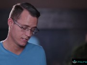 NuruMassage Bitchy Busty Masseuse Victoria June Goes Wild On His HUGE Nerdy Dick 3/16