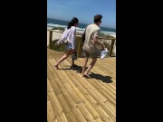 Perfect blowjob from my babe on public beach - Tonny and Mia 10/16