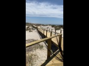 Perfect blowjob from my babe on public beach - Tonny and Mia 5/16