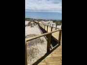 Perfect blowjob from my babe on public beach - Tonny and Mia 8/16