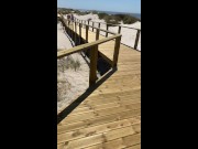 Perfect blowjob from my babe on public beach - Tonny and Mia 9/16