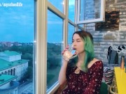 Сute teen loves to suck very much 2/16