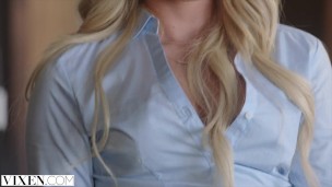 VIXEN Seductive Allie has passionate affair with her boss