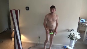 Maolo does a XXX Runway Strip to Naked in His Living Room!