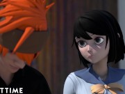 ADULT TIME - Hentai Babe Talks Her Study Buddy Through An Intimate Pussy Creampie 5/16