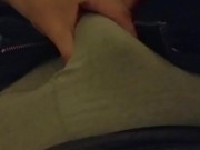 Teasing My Big White Cock 13/16