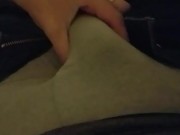 Teasing My Big White Cock 14/16