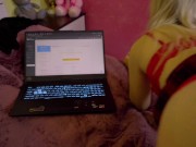 Stepsister offers stepbrother sex, blowjob and creampie for information about the way to earn money! 9/16