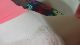 Pussy licking on the sofa