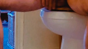 Caught jerking off before the shower