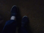 Артем сосет сам себе дрочит ногами лижет ноги self suck autofellatio self footjob 14/16