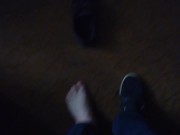 Артем сосет сам себе дрочит ногами лижет ноги self suck autofellatio self footjob 8/16