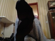 Smell feet in nylon stockings after a long day (custom video) 11/16