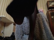 Smell feet in nylon stockings after a long day (custom video) 5/16