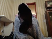 Smell feet in nylon stockings after a long day (custom video) 7/16