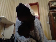 Smell feet in nylon stockings after a long day (custom video) 8/16