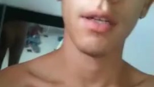 Straw and semen in front of the camera ~Damonhardx~