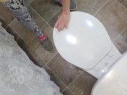 Nerdy Faery Gets New Leggings. Close up Piss 16/16